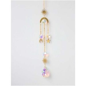 Boho Gold tone Star Sun Moon Wall Decor